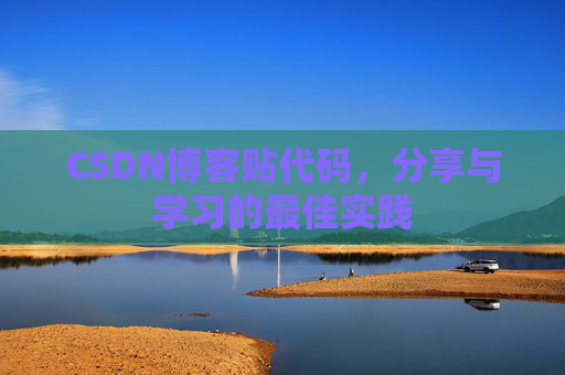 CSDN博客贴代码，分享与学习的最佳实践